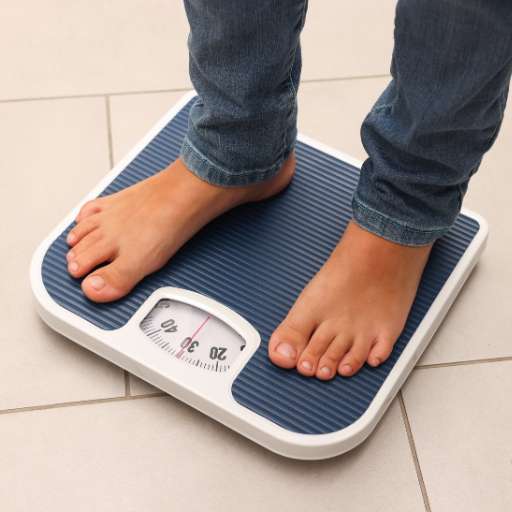 Exemplo de como se pesar na balança